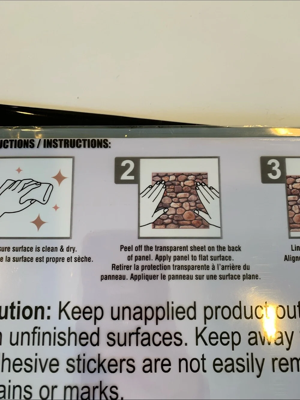2 Tool Bench Self-Adhesive Peal and Stick Brown Faux Stone 12” Square Wall Tiles